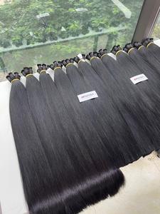 Cheveux vierges vietnamiens naturels ondulés en vrac de haute qualité, sans nœuds, blanchis, 100% cheveux humains, pointes pleines/épaisses pour les vendeurs de cheveux - Product Image 3