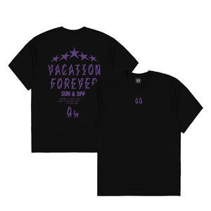 Vente Flash T-shirts Homme Toutes Tailles en Gros Mode Colorée Décontractée Surdimensionnée Personnalisez Votre Logo de Marque T-shirts 100% Coton - Product Image 4