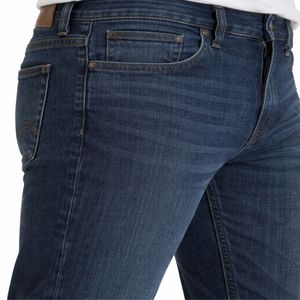 Pantalon en jean coupe droite pour homme, style hip-hop, délavé foncé, respirant, léger, pour le printemps, décontracté - Product Image 4