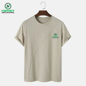 บริการ OEM ระบายอากาศได้เสื้อยืดผู้ชายมีสไตล์ใหม่บริการ OEM ที่ดีที่สุดเสื้อยืดริงเกอร์ออกแบบโลโก้ - Product Image 1
