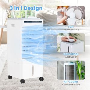 Raffrescatore d'aria evaporativo portatile 3-in-1 con 3 modalità e telecomando - Product Image 4