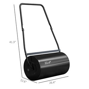 Rodillo de jardín de 46L con mango en forma de U y llenado de agua para patio trasero - Product Image 3