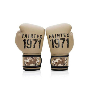นวมชกมวย Fairtex 1971 หนังแท้ อุปกรณ์ฝึกซ้อม ปิดด้วยเวลโคร สำหรับผู้ใหญ่ อุปกรณ์ศิลปะการต่อสู้ - Product Image 1
