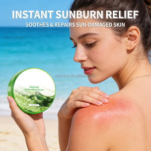 Gel d'<span class=keywords><strong>aloe</strong></span> <span class=keywords><strong>vera</strong></span> réparateur après-<span class=keywords><strong>soleil</strong></span> pour soulager les coups <span class=keywords><strong>de</strong></span> <span class=keywords><strong>soleil</strong></span> et apaiser les brûlures mineures - Product Image 1