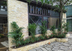 Panneaux de grand livre en marbre jaune crème de qualité supérieure revêtement en pierre naturelle imperméable pour villa moderne appartement jardin intérieur/extérieur - Product Image 4