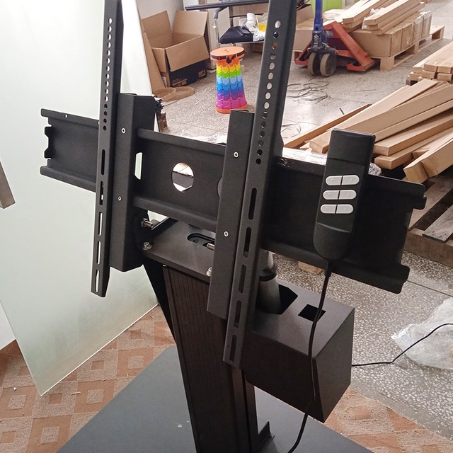 Electric Hidden TV Cabinet Lift Automatic System With Remote Controller TV Lift Motorized
