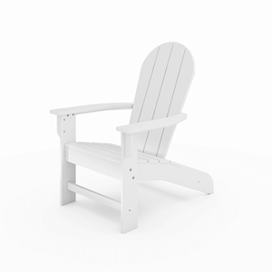 Sedia Adirondack Premium in HDPE Bianco - Elegante Legno Sintetico per Piscina, Patio e Arredamento da Giardino - Product Image 5