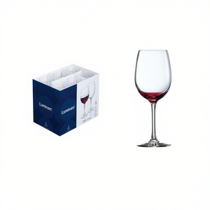Copa de Vino 36CL, Diseño Clásico, Resistente a Roturas, Copa de Vino Tinto con Tallo Mediano, Juego de 6 Piezas - Product Image 1