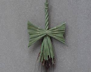Corde en jonc de mer Shimenawa naturelle, artisanat en osier, décoration extérieure et intérieure, fournisseur en gros pour le Nouvel An, usine du Vietnam - Product Image 1