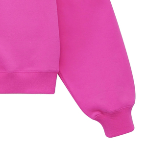 Sudadera de cuello alto personalizada para mujer, tejido polar, poliéster/algodón ecológico, transpirable, antiarrugas, frontal - Product Image 3