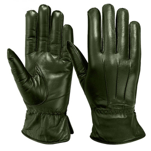 Gants en cuir pour homme de haute qualité, fabriqués sur mesure, pour les sports d'hiver et la conduite, toutes tailles disponibles pour un usage décontracté - Product Image 2