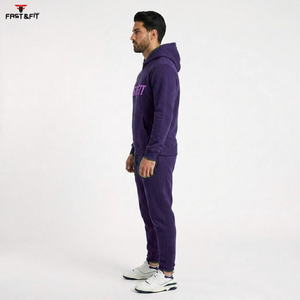 Nouveautés 2026 : Survêtements d'hiver professionnels à capuche, imprimés numériquement, décontractés, grandes tailles, unis, 100 % coton, coupe-vent, en promotion - Product Image 6