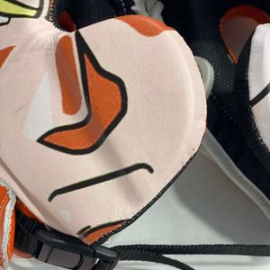 Nuevo Diseño de Última Generación, Protector de Cabeza de Boxeo Abierto Personalizado con Diseño Naranja Impreso, Equipo Profesional para Sparring, Entrenamiento de Kickboxing y MMA - Product Image 5