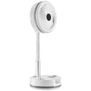 Portable 10-Inch Foldable Rechargeable Oscillating <b>Fan</b> <b>with</b> 3-Speed <b>Remote</b> <b>Control</b> Quiet Pedestal for Desk/Table Use - Product Image 1