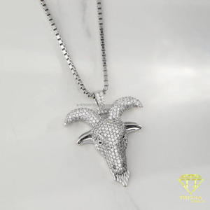 Collar con Colgante de Animal Personalizado con Diamantes Cultivados en Laboratorio y Diseño de Moda Premium - Product Image 2