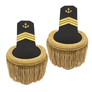 Insignias de Hombro Personalizadas para Capitán, Bordadas - Product Image 1