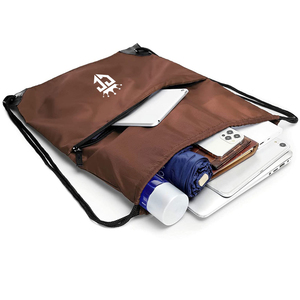 Bolsas con Cordón de Poliéster Impermeables de Último Modelo, Diseño Simple, Bolsa de Gimnasio Impermeable con Cordón, Disponible en Todos los Tamaños - Product Image 6