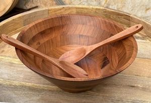 Ensaladera de Madera Rústica, Ecológica y Resistente al Calor, Tazón Grande Hecho a Mano para Verduras Frescas y Platos de Pasta - Product Image 6