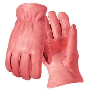Heavy-Duty Reflective Safety Driving <b>Gloves</b> Soft General Purpose Comfortable Double Palm Reinforced Goat Grain Leather - Product Image 3