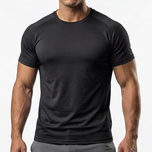 New Custom <b>Men's</b> Front Workout Shirts Gym Compression Dry Fit Eco-Friendly short Sleeve Fitness Sport Shirt <b>Razer</b> impex - Product Image 2