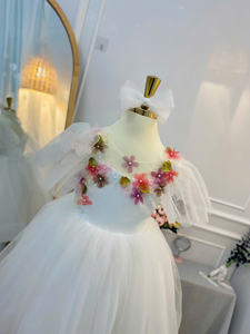 ชุดเดรสเด็กผู้หญิงแขนสั้นแบบสบายๆ หลายชั้น สไตล์วินเทจ เป็นมิตรกับสิ่งแวดล้อม มีหลายสีให้เลือก รับทำโลโก้ตามสั่ง ผลิตแบบ ODM - Product Image 3