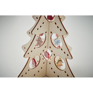 Accessori decorativi di natale decorativi personalizzabili per alberi di natale ornamento Silhouette - Product Image 3