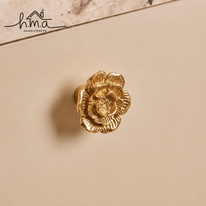 Handcrafted Solid Brass Rabbit Head Cabinet <b>Knob</b> Golden Finish Animal Drawer Pull Wardrobe <b>Door</b> Cupboard Furniture Handle Decor - Product Image 4