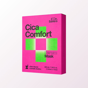sheet mask facial Its Skin Dr Savers Cica Comfort <b>Serum</b> Mask Set 10 Sheets sheet masks facial Made in Korea hydrogel face masks - Product Image 3