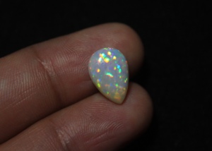 Ópalo Welo Etíope Genuino 13.5*9*5mm, Ópalo de Fuego con Corte de Pera, Cabujón Multicolor con Destellos, Gema de Piedra de Nacimiento de Octubre para Joyería - Product Image 5