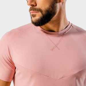 Camiseta Deportiva de Compresión para Hombre, Corte Ajustado, Manga Corta, Cuello Redondo, Spandex/Nylon, Secado Rápido, para Entrenamiento de Alto Rendimiento - Product Image 6