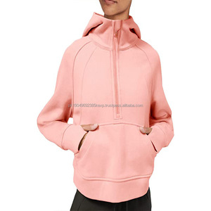 Female Sweatshirt Custom logo Hoodie With Zipper Thick Women Fall Tops <b>Black</b> Hoodie Plain - Product Image 6