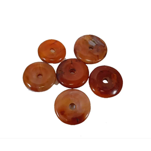 Donuts en Cristal Naturel, Donuts en Pierre de Cornaline Rouge, Pierres Gemmes, Pierres de Cristal, Pierres Gemmes Reiki, Donuts de Guérison, Agate, Grossiste - Product Image 5