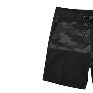 กางเกงว่ายน้ำลายทางสีดำเทา ป้องกันรังสียูวี แห้งเร็ว ดีไซน์สั่งทำพิเศษ น้ำหนักเบา สำหรับใส่ชายหาด ขายส่ง - Product Image 3