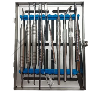 Kit Periodontal Micro de Alta Calidad de 10 Piezas, Casete de Esterilización, Certificado CE, Juego de Instrumentos Dentales Manuales Reutilizables - Product Image 2