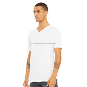 Camiseta Unisex de Manga Corta con Cuello en V, Tejido Tri-Blend, Transpirable - Product Image 2