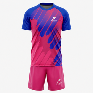 Ensemble de maillots de football personnalisés en sublimation intégrale, respirant, à séchage rapide, pour hommes et enfants, uniforme de football, vêtements de sport d'entraînement, tenues d'équipe - Product Image 1
