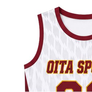 Maillot de lacrosse unisexe blanc et rouge en polyester léger – Tenue de sport athlétique pour entraînement et matchs d'équipe - Product Image 4