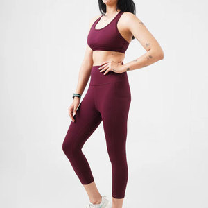 Fashion Wear Summer New Design Women's 1 Piece Gym Training Workout Set Slim Fit Stretchable Custom Plain Wire-Free Sports <b>Cup</b> - Product Image 3
