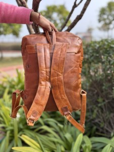 Sac à dos en cuir véritable Crunch sacs multi-usages Offre Spéciale sac d'ordinateur portable en cuir véritable sac à dos sac d'école cahiers - Product Image 3