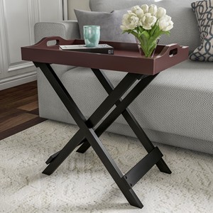 Handcrafted Wooden <b>Folding</b> Side <b>Table</b> - Saharanpur Design Wholesale - Product Image 2