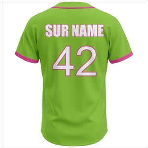 2026 OEM Custom Team Name Baseball Jersey Wholesale Team Uniform Lightweight Breathable Summer Half Autumn Moisture Wicking - Product Image 3