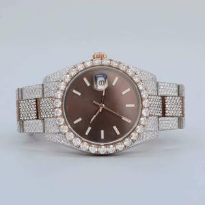 Montres mécaniques haut de gamme GoodJewelry HipHop serties de diamants Moissanite à prix abordables - Product Image 3