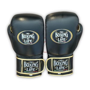 Guantes de Boxeo Personalizados No Boxing No Life para Entrenamiento y Sparring, con Cierre de Gancho y Lazo, de Cuero Genuino OEM - Product Image 5