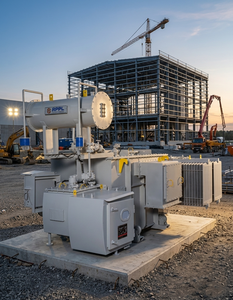 Transformador de Distribución Trifásico de 1250 KVA y 11KV, Sumergido en Aceite, con Bobinado de Cobre Electrolítico y Cambiador de Circuitos - Product Image 1