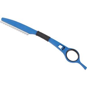 Navaja de Barbero Profesional de Seis Cuchillas de Acero Inoxidable con Mango de Plástico ABS Rosa para Hombre y Mujer, Aplicación en Barbería, Rostro y Cuerpo - Product Image 4