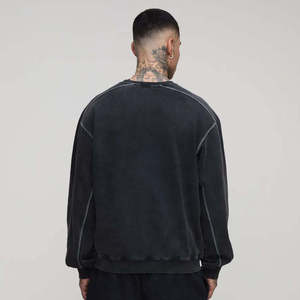 Meilleurs sweats à capuche en polaire pour hommes, 100 % coton, style streetwear tendance, coutures brutes, du fabricant de premier plan - Product Image 2