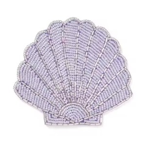 Handmade Premium Beaded Embroidery Table Mat Coaster Fancy Decorative Seed Beads Drink Coaster For Events - Product Image 1
