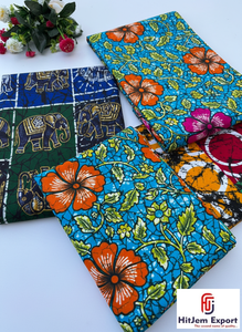 Tissu en coton Ankara imprimé africain de qualité supérieure pour robes de mode et décoration intérieure - Product Image 5