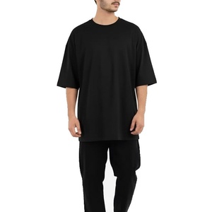 Custom Boxy t Shirt Heavy Plain 100% Cotton Drop Shoulder Oversized T-shirts for <b>Men</b> Blank Heavyweight Oversized t Shirt - Product Image 5