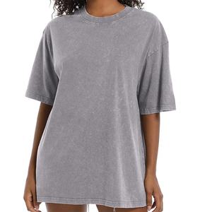 T-shirts d'été pour femmes en coton mélangé avec logo personnalisé, séchage rapide - Vêtements de sport décontractés confortables et flexibles - Product Image 5